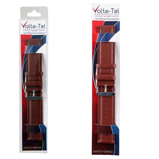 VOLTE-TEL ΛΟΥΡΑΚΙ ΡΟΛΟΓΙΟΥ ΔΕΡΜΑΤΙΝΟ UNIVERSAL 22mm FRONTIER BROWN