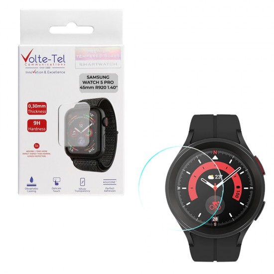 VOLTE-TEL TEMPERED GLASS SAMSUNG WATCH 5 PRO 45mm R920 1.40