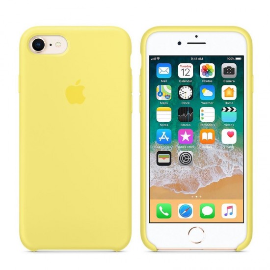 ΘΗΚΗ IPHONE 8/7 MRFU2ZM/A SILICONE COVER LEMONADE PACKING OR