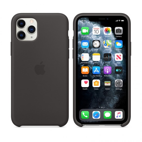 ΘΗΚΗ IPHONE 11 PRO MWYN2ZM/A SILICONE COVER BLACK PACKING OR