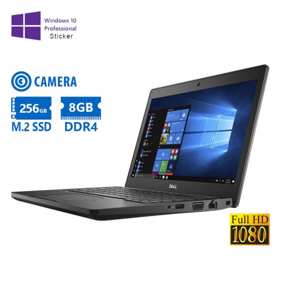 Dell Latitude 5280 i5-7300U/12.5``FHD/8GB DDR4/256GB M.2 SSD/No ODD/Camera/10P Grade A Refurbished L