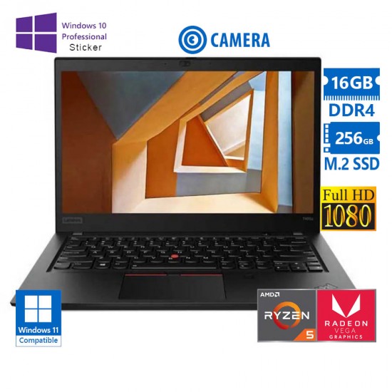 Lenovo ThinkPad T495 Ryzen 5 Pro 3500U/14``FHD/16GB DDR4/256GB M.2 SSD/w/Radeon™ Vega 8 Graphics (8C