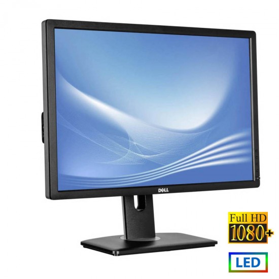 Used (A-) Monitor U2412Mx LED/Dell/24\\"FHD/1920x1200/Wide/Black/Grade A-/D-SUB & DVI-D & DP & USB Hub