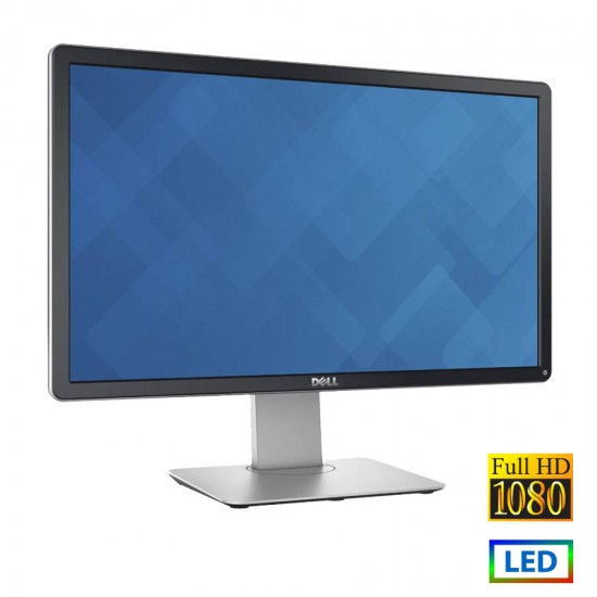 Used (A-) Monitor P2214Hx LED/Dell/22\\"FHD/1920x1080/Wide/Silver/Black/Grade A-/D-SUB & DVI-D & DP & 