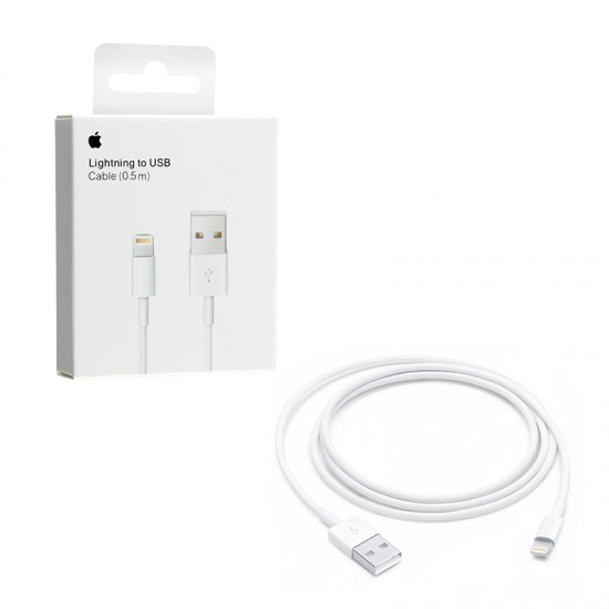 APPLE USB 2.0 TO LIGHTNING ME291ZM/A A1511 USB ΦΟΡΤΙΣΗΣ-DATA 0.5m WHITE PACKING OR