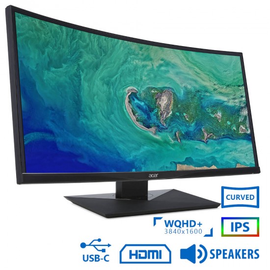 Used (A-) Monitor CZ380CQK Curved IPS LED/Acer/38\\"UW-QHD/3840x1600/Black/w/Speakers/Grade A-/DP & HD