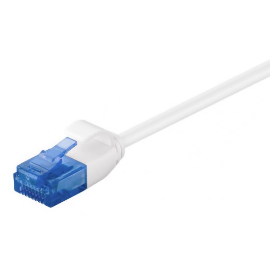 POWERTECH καλώδιο δικτύου CAB-N320, Cat 6 U/UTP, slim, copper, 3m, λευκό