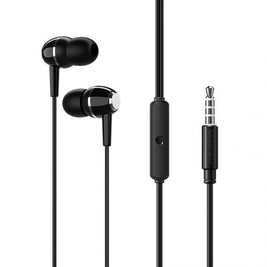 Borofone Earphones BM36 Acura with microphone black