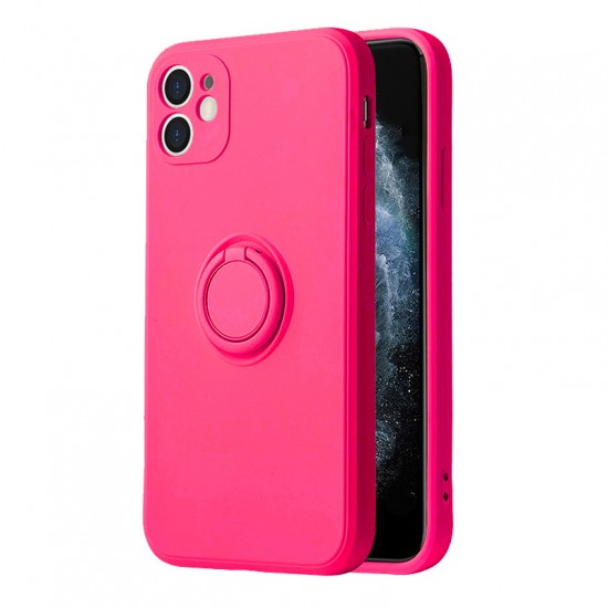 Vennus Silicone Ring for Iphone 11 Pro Pink