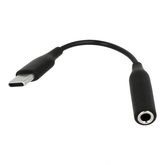 Earphones Adapter - Type C to Jack 3,5mm - Black - EE-UC10JUW compatible with new Samsungs S20, S21, S22, S23 series