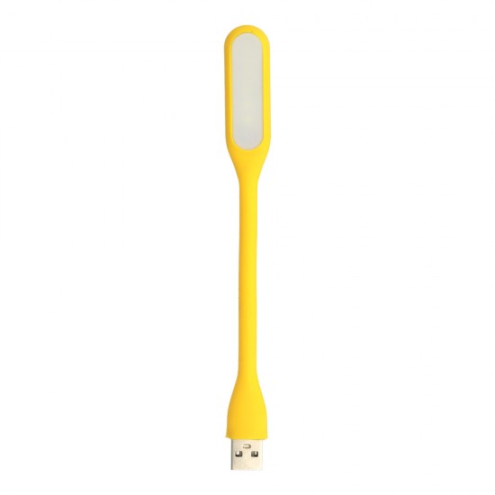 Mini LED Lamp Silicone USB Yellow