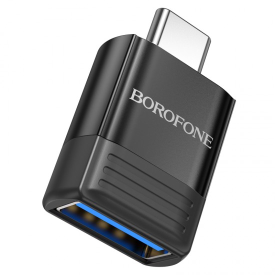 Borofone Adapter OTG BV18 - Type C to USB - black