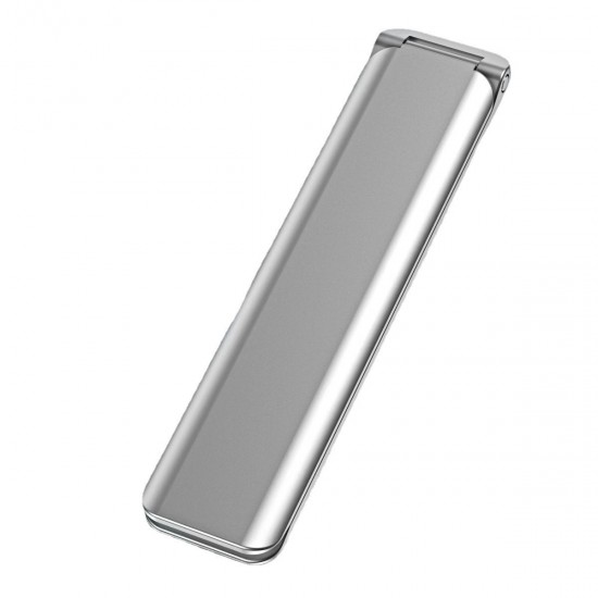 Stick-on phone kickstand silver