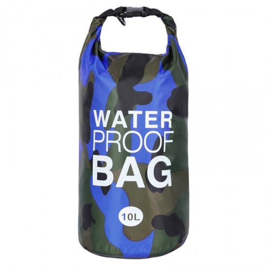 Waterproof Dry Bag Type 1 10L blue camouflage