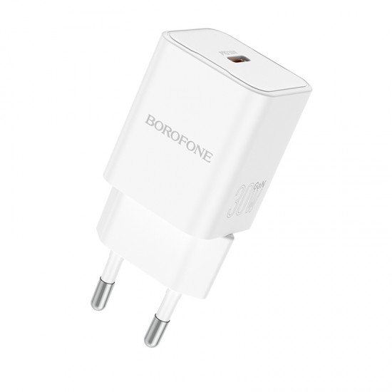 Borofone Wall charger BN13 Safety GaN - Type C - PD 30W white