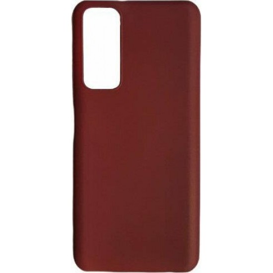 (Huawei P Smart 2021) Matt TPU Case Burgundy