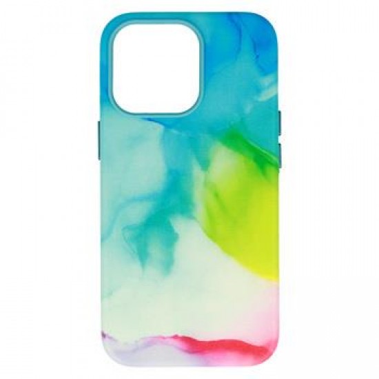 (iPhone 11) OEM Back Cover Leather Ink Blue-Green