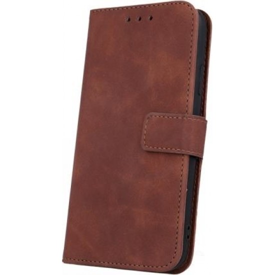 (IPhone 12 Mini) Senso Velvet Book  brown