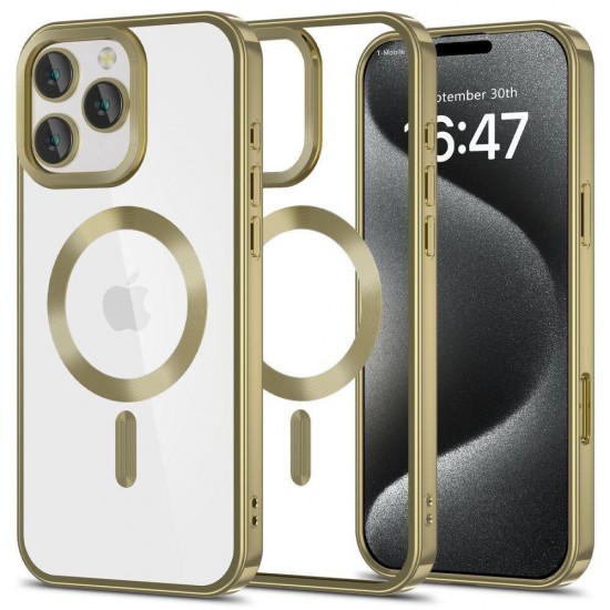 (iPhone 16 Pro Max) Tech-Protect Back Cover MagFlex Satin Gold