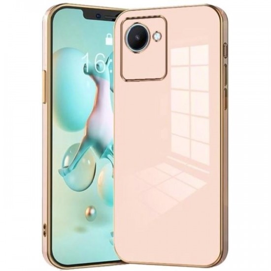 (Realme C30) Bodycell Back Cover Plated Pink