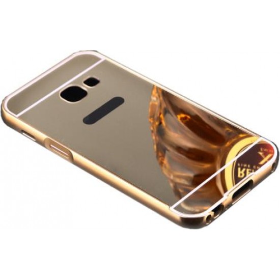 (Samsung A3 2017) Beeyo TPU Mirror Back Cover  Gold