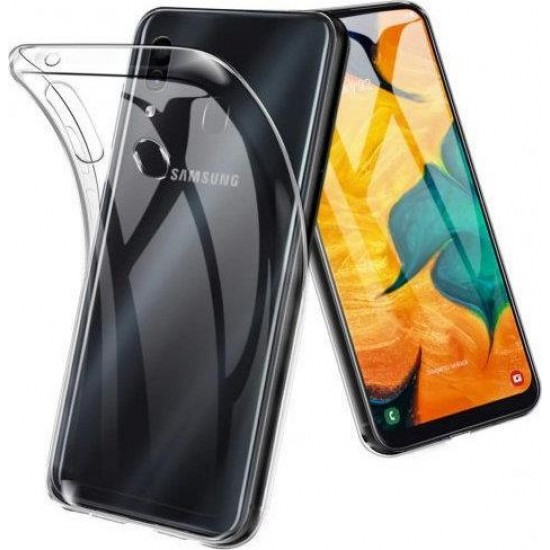 (Samsung A40) OEM Back Cover TPU Transparent