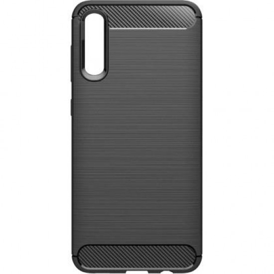 (Samsung A70) OEM Back Cover Carbon TPU Black