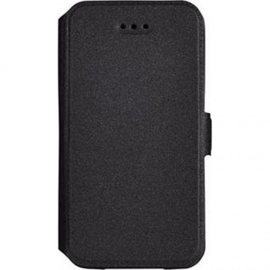 (Samsung Α8 Plus 2018) OEM Book Cover Pocket Magnet Black