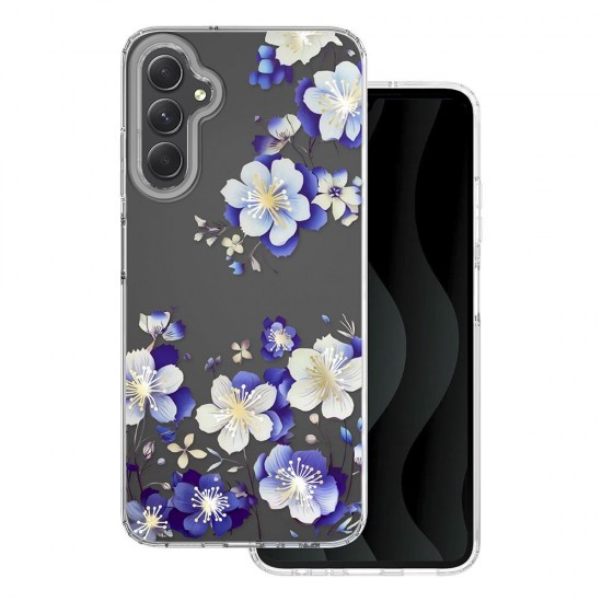 (Samsung Galaxy A05s) OEM Back Cover Floral Transparent