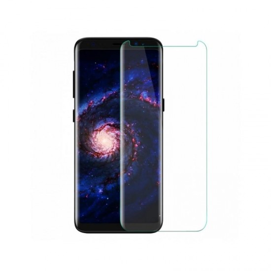 (Samsung Galaxy S8 Plus) OEM Tempered Glass Trans Semi-Curved