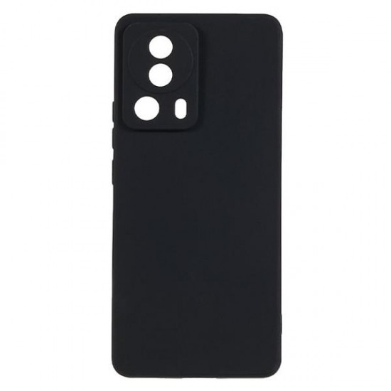 (Xiaomi 13 Lite) Senso Back Cover Soft Touch Σιλικόνης Μαύρο