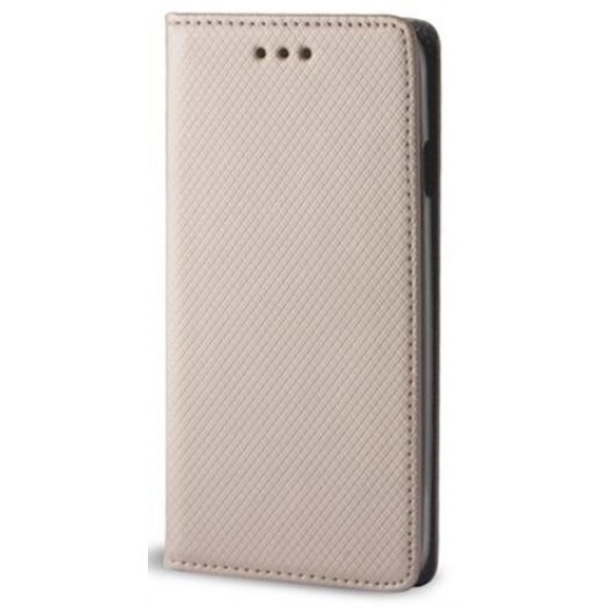 (Xiaomi Mi 9) OEM Book Cover Smart Magnet Gold