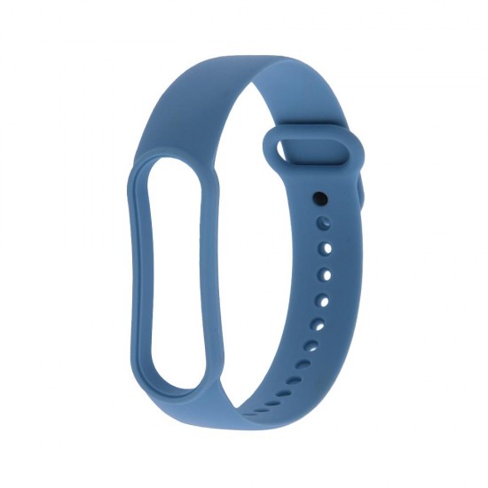 (Xiaomi Mi Band 5 / 6) Silicone band baby blue