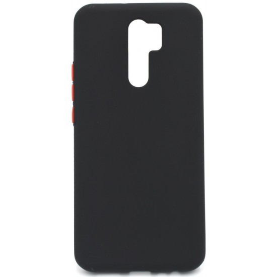 (Xiaomi Redmi 9) OEM Back Cover Solid Silicone Black