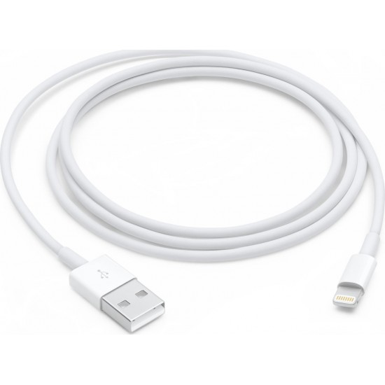 Apple USB-A to Lightning Cable Λευκό 1m (MXLY2ZM/A)