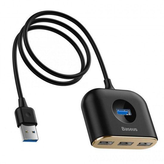 Baseus 4 in1 USB Hub Adapter 1M Black