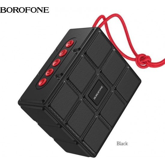 Borofone BR16 Ηχείο Bluetooth 5W με Ραδιόφωνο Μαύρο