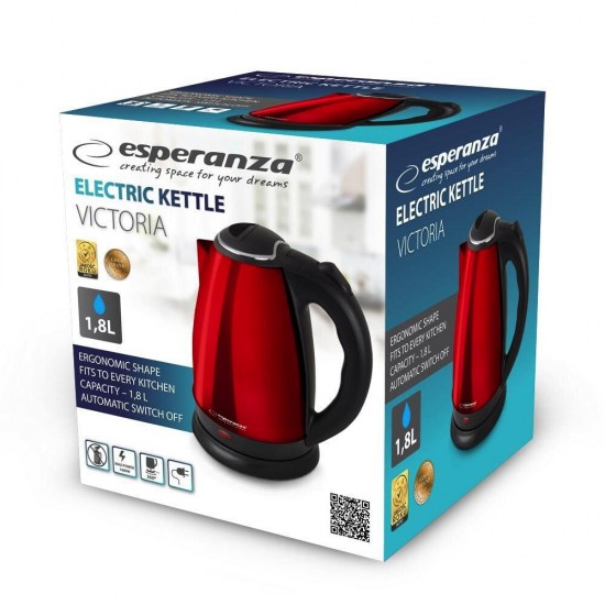 Βραστήρας Esperanza Victoria 1.8lt 1800W Κόκκινο