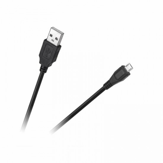 Cabletech Regular USB 2.0 to micro USB Cable Μαύρο 0.2m (KPO4009-0.2)