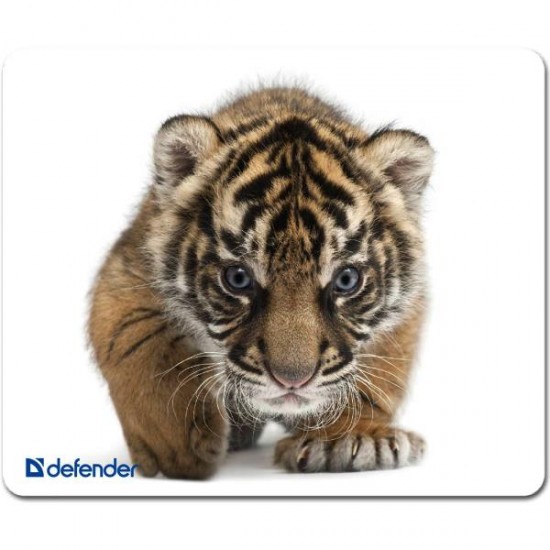 Defender Mouse Pad Silk Tiger 230X190X1.6mm