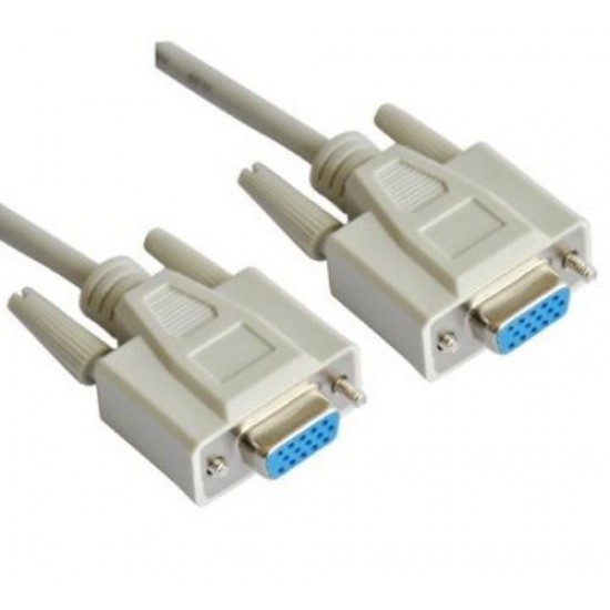 DM Cable VGA female - VGA female Γκρι 1.8m (XYC027-1.8)