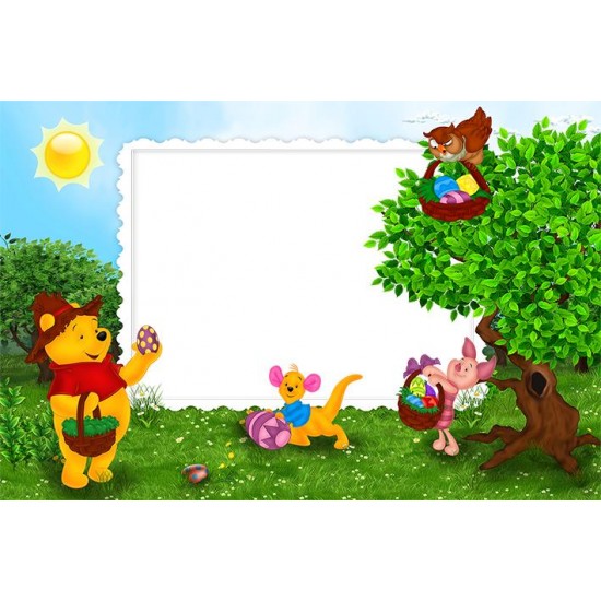 Εκτύπωση Ευχετήριας Κάρτας Πάσχα Winnie The Pooh  (10x15)