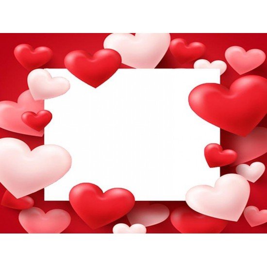 Εκτύπωση Ευχετήριας Κάρτας Valentine's Day Hearts (10x15)