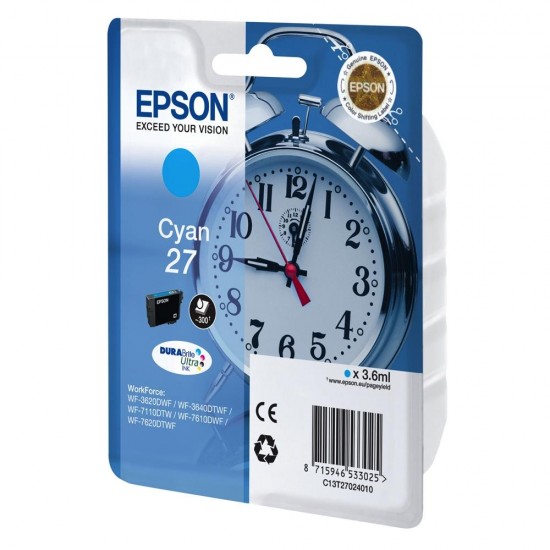 Epson Μελάνι Inkjet Series 27 Cyan