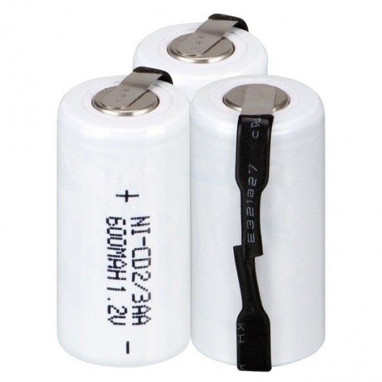 Fujitron Battery 3x(2/3AA) 600mah 1.2V