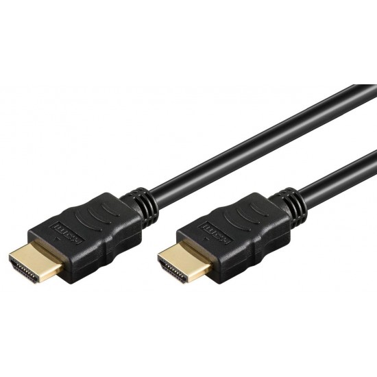 GOOBAY καλώδιο HDMI 2.0 Ethernet 4K/60Hz 10.2 Gbps 10m μαύρο