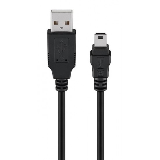 GOOBAY καλώδιο USB σε USB Mini 480Mbps 1m μαύρο