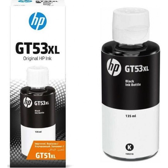 HP GT53XL Μελάνι Εκτυπωτή InkJet Μαύρο 135ml