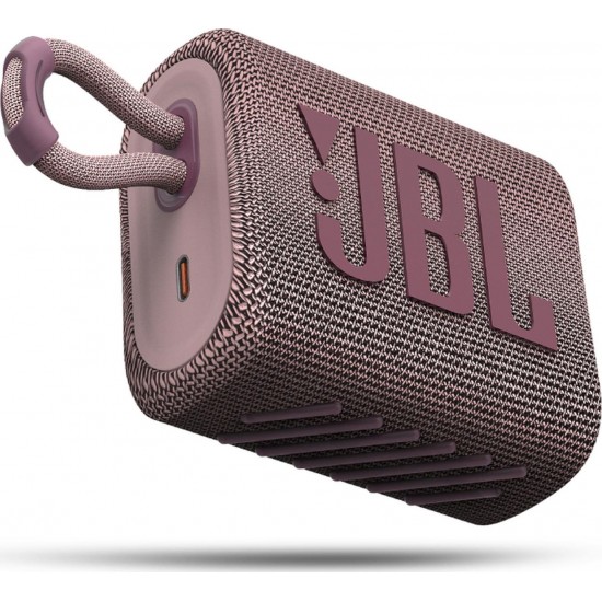 JBL Go 3 Bluetooth Speaker Pink