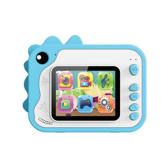 Kiddoboo FotoFun Compact-Instant Φωτογραφική Μηχανή με Οθόνη 2.4'' Μπλε